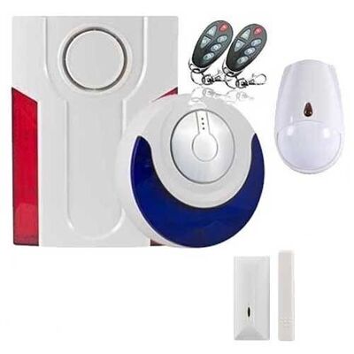 Alarm kit with 2 revolution sirens 120 and 110 db