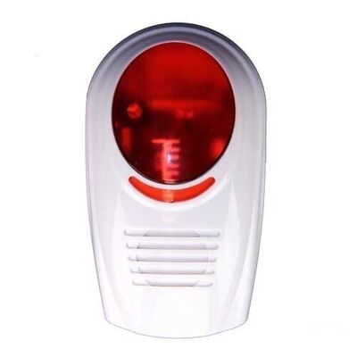 Gx exterior alarm siren with flash