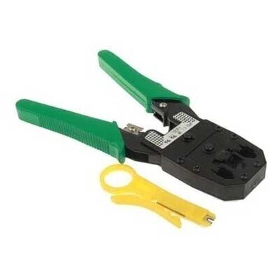 Crimping pliers for rj11 rj12 and rj45