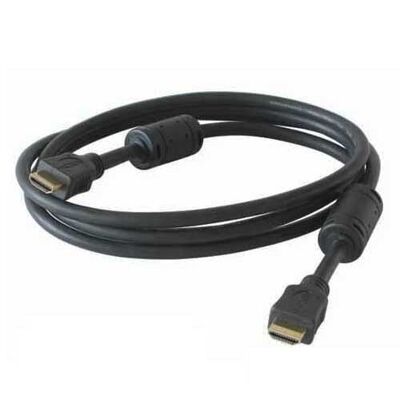 Cable hdmi dorado de 3m y 19 pines.