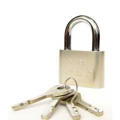 Padlock, hardened steel 70 mm