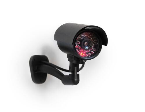 Caméra de surveillance factice compacte