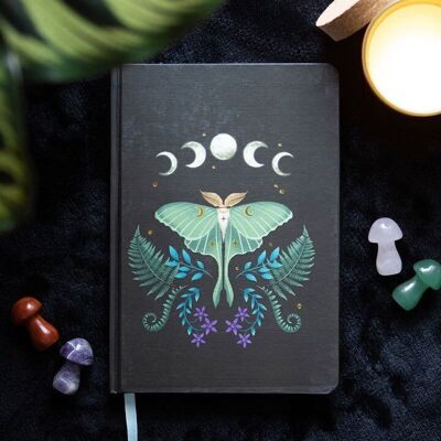 Luna Moth A5 Notizbuch