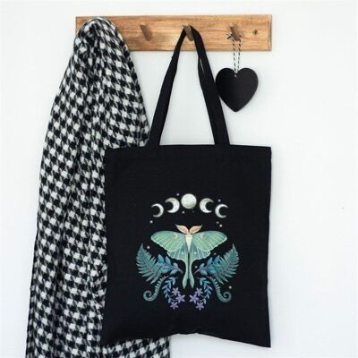 Borsa tote in policotone Luna Moth