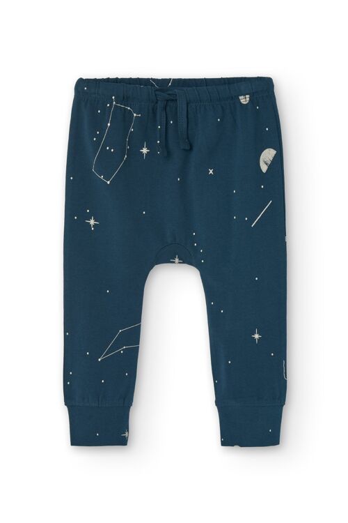 Gala baby pant blue constellations