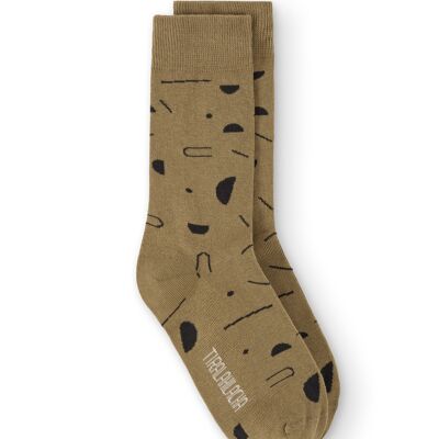 Chaussettes Demi Rondes Beige Sidereal Rain