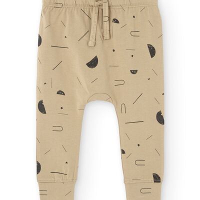 Pantalon bébé Gala beige pluie sidérale