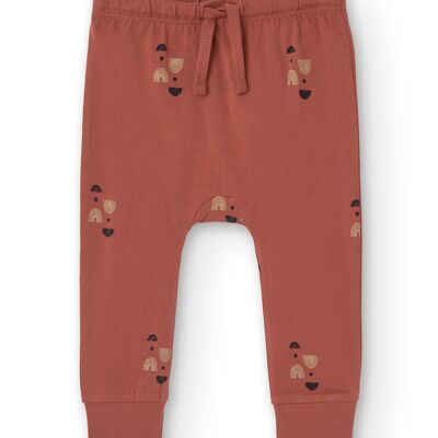 Pantalon bébé Gala Mars crépuscule rouge