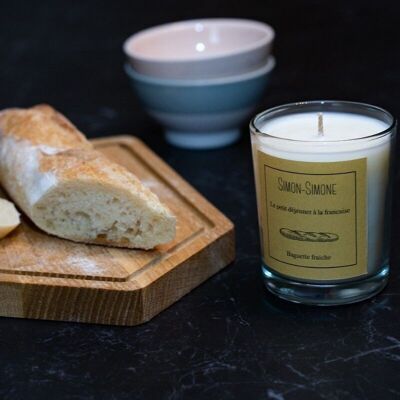 Natural scented candle "French breakfast" - Fresh baguette