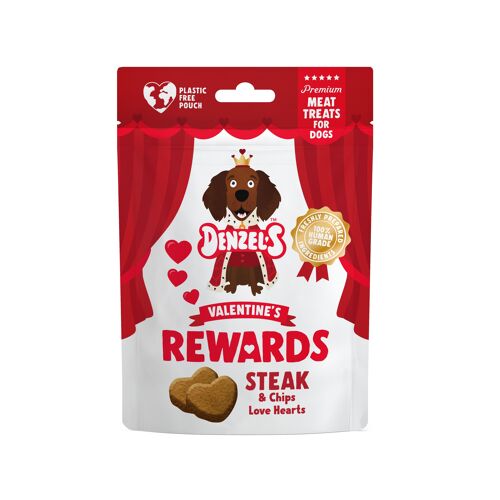 Rewards: Valentine's Steak & Chips  Hearts 70g (Case of 10)