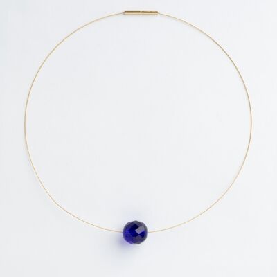 Collier Banyak - Or Cobalt