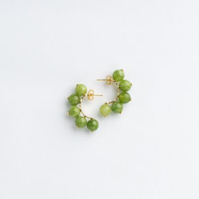 Boucles d'oreilles Seribu Jade - Vert