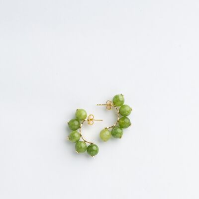 Boucles d'oreilles Seribu Jade - Vert