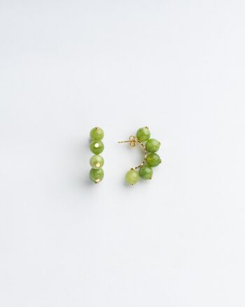 Boucles d'oreilles Seribu Jade - Vert 2