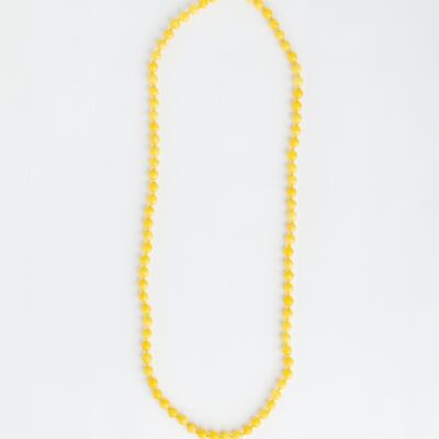 Collier Sautoir Seribu Jade - Jaune