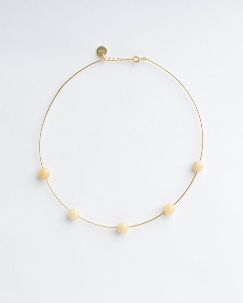 Seribu Jade Choker - Beige