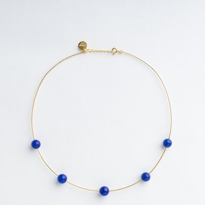 Seribu Jade Halsband – Kobaltblau