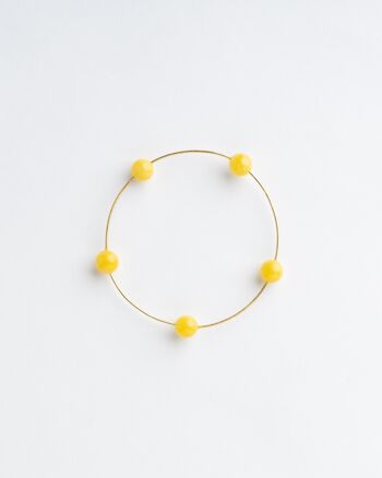 Bracelet Seribu Jade - Jaune