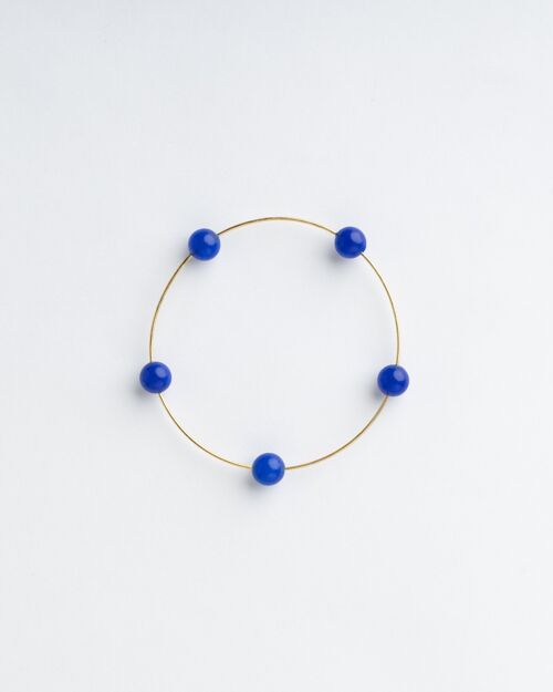 Seribu Jade Bracelet - Cobalt Blue