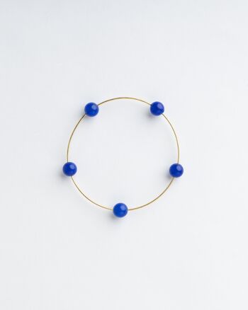 Bracelet Seribu Jade - Bleu Cobalt