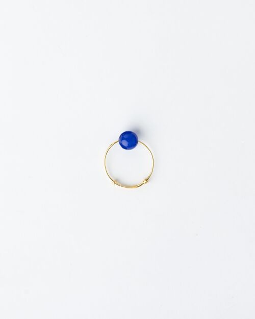Seribu Jade Ring - Cobalt Blue