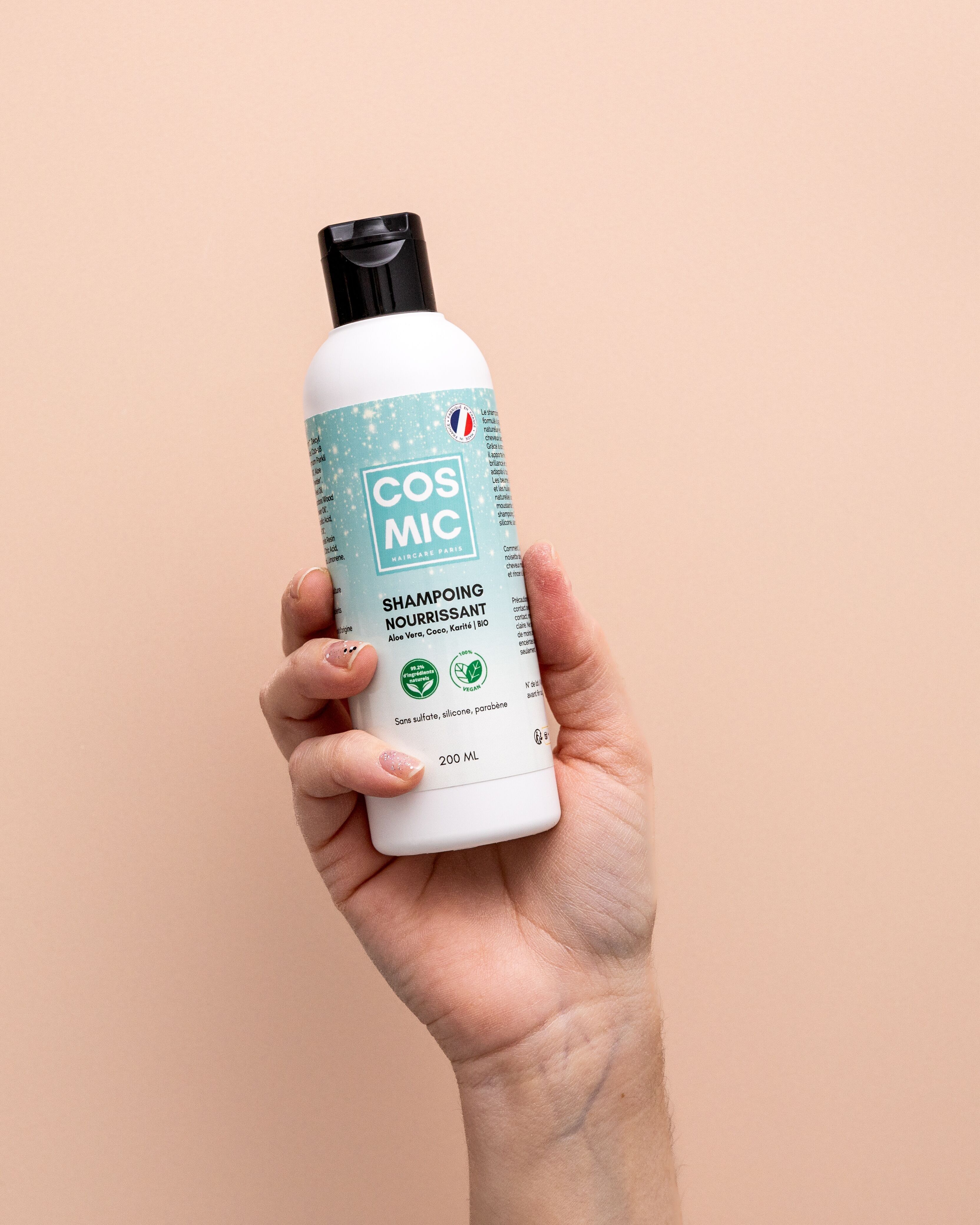 Nourishing Natural Shampoo - Dry, Brittle, Damaged Hair - Vegetable Glycerin, Coconut, Shea, ORGANIC Aloe Vera