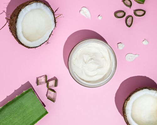 Masque Nourrissant 3-en-1 | Crème Boucles Sans Rinçage - Glycérine Végétale, Coco & Karité BIO - Nourrit, Démêle, Définit les Boucles, Contrôle les Frisottis