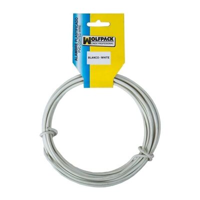 Plasticized Wire (Roll 5 Meters) White Nº 16 / 2.7 mm