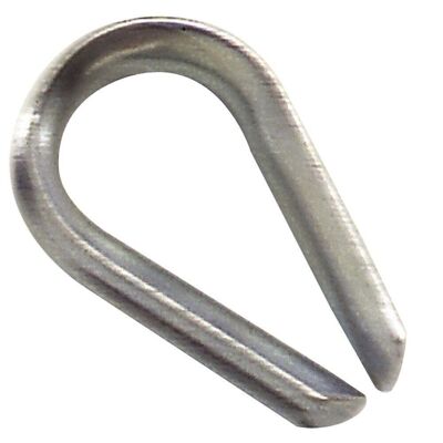 Zinc Plated Thimbles For Cable 3 mm.