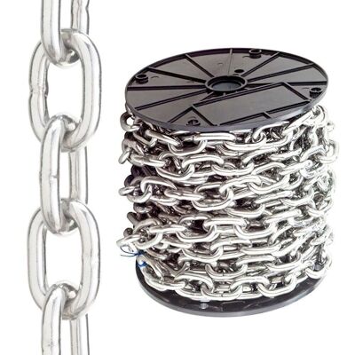 Chain In Roll Zinc Plated 5 mm. (Roll 56 meters)
