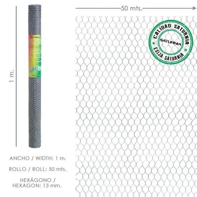 Trellis Triple Torsion 13/ 100 cm. Roll 50 Meters Domestic Use