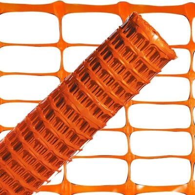 Orangefarbener Beacon-Stoff, 1,0 Meter. Rollen Sie 50 Meter