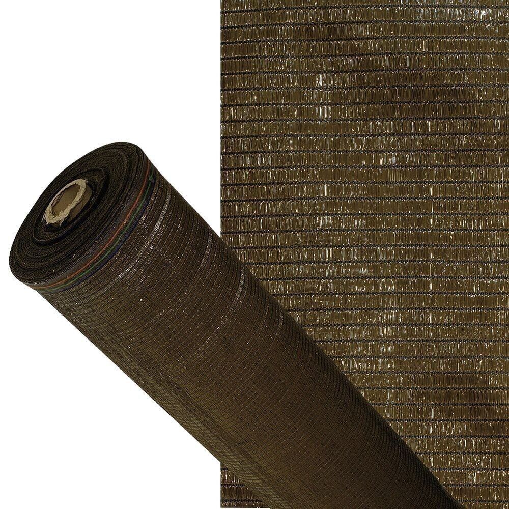 Rete ombreggiante da 1,0 metri, rotolo marrone da 100 metri