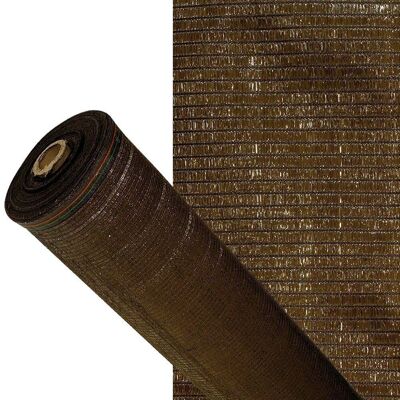 Shading Mesh 90%, Roll 1 x 50 meters, Reduces Radiation, Garden and Terrace Protection, Regulates Temperature, Brown Color