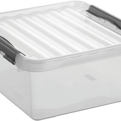 Aufbewahrungsbox "the q-line" 18L - transparent