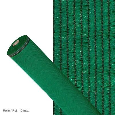 Maille d'ombrage 90%, rouleau 2 x 10 mètres, réduit les radiations, protection du jardin et de la terrasse, régule la température, couleur vert clair