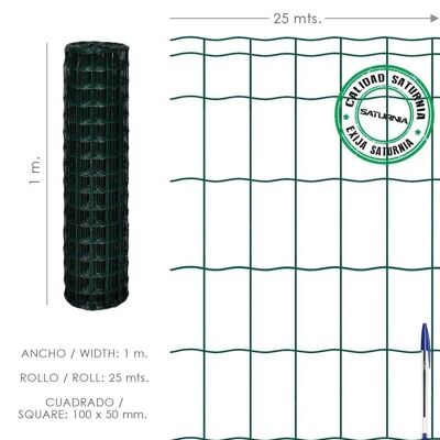 Country-Laminatnetz 100x50 / 100 cm. 25 Meter rollen