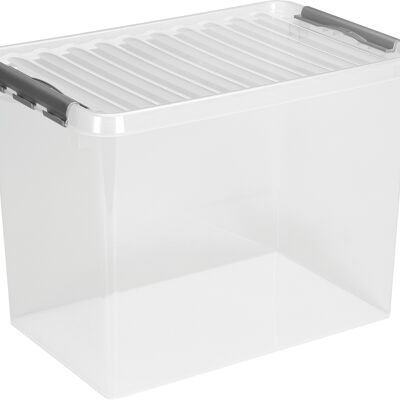 Aufbewahrungsbox "the q-line" 62L - transparent