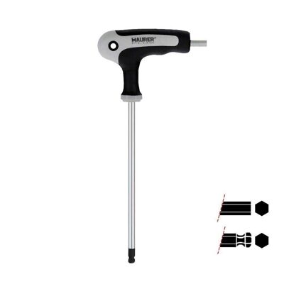 Maurer Allen Key With "T" Handle With Ball 2.0 mm