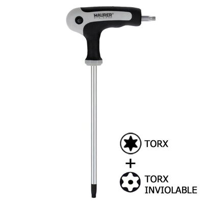 Clé Maurer Torx Avec Poignée "T" T09 Inviolable