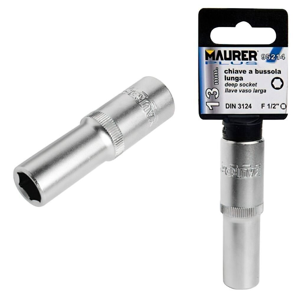 Maurer Steckschlüssel 1/2 lang Sechskant 8mm.