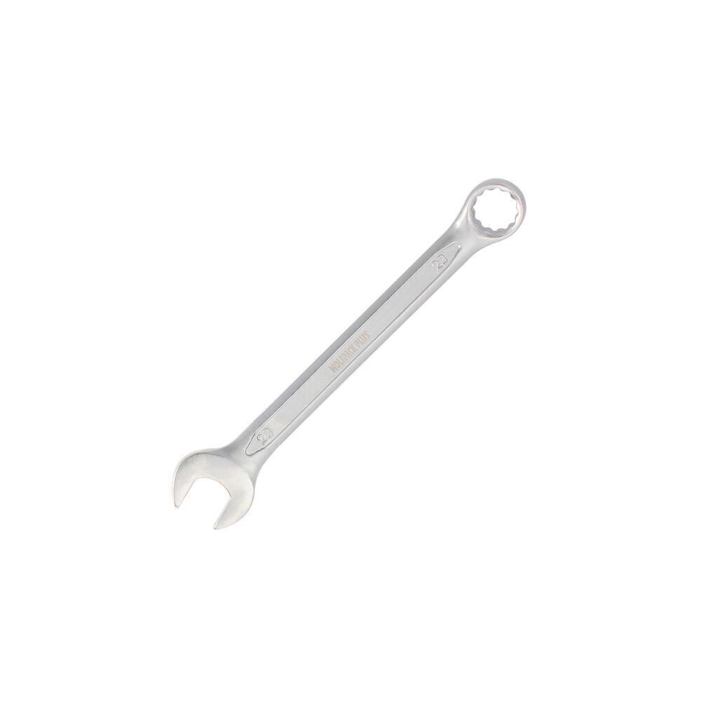 Ring-Maulschlüssel Plus 23x23 Chrom-Vanadium-Stahl DIN 3113. Doppelschlüssel, fester Schraubenschlüssel, Sternschlüssel