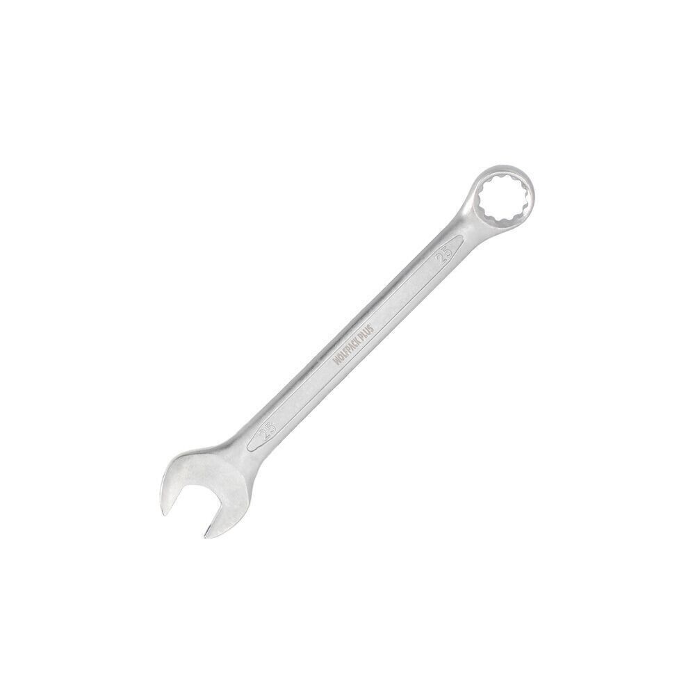 Ring-Maulschlüssel Plus 25x25 Chrom-Vanadium-Stahl DIN 3113. Doppelschlüssel, fester Schraubenschlüssel, Sternschlüssel