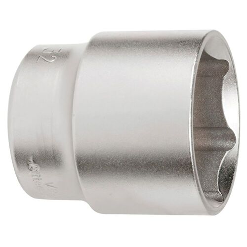 Llave Vaso 1/2" Hexagonal 32 mm. Perfil de 6 caras. Acero Cromo Vanadio,  Aristas Redondas