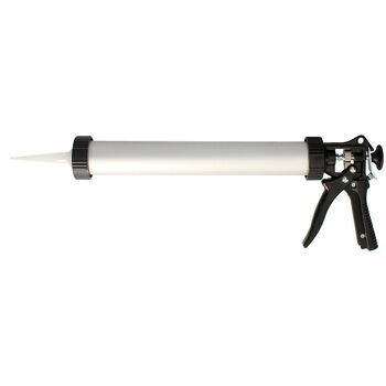 Pistolet en aluminium/acier pour appliquer du mortier, capacité 660 CC. cible