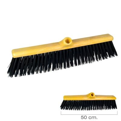 Black Fiber Sweeper Brush Without Handle