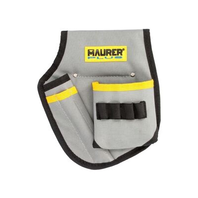 Housse de sac à outils ceinture avec 3 poches et 4 élastiques. Porte-outils d'électricien multi-poches