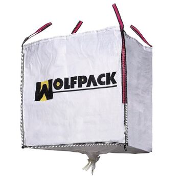 Sac de Travail Big Bag Raphia 90x90x90cm. avec vanne. Charge max sec. 1 000 kg.