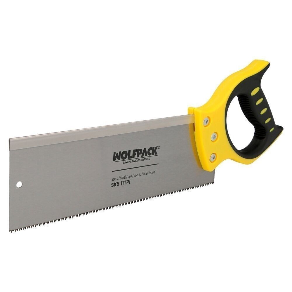 Bimaterial-Rippensäge 300 mm / 12 Zoll Zimmermannssäge, Tischlersäge, Rippensäge, Holzsäge, Kunststoff usw.