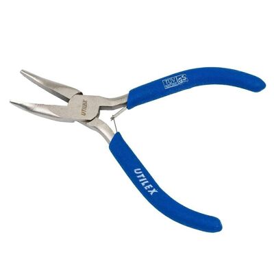 Mini Curved Nose Pliers 120 mm.